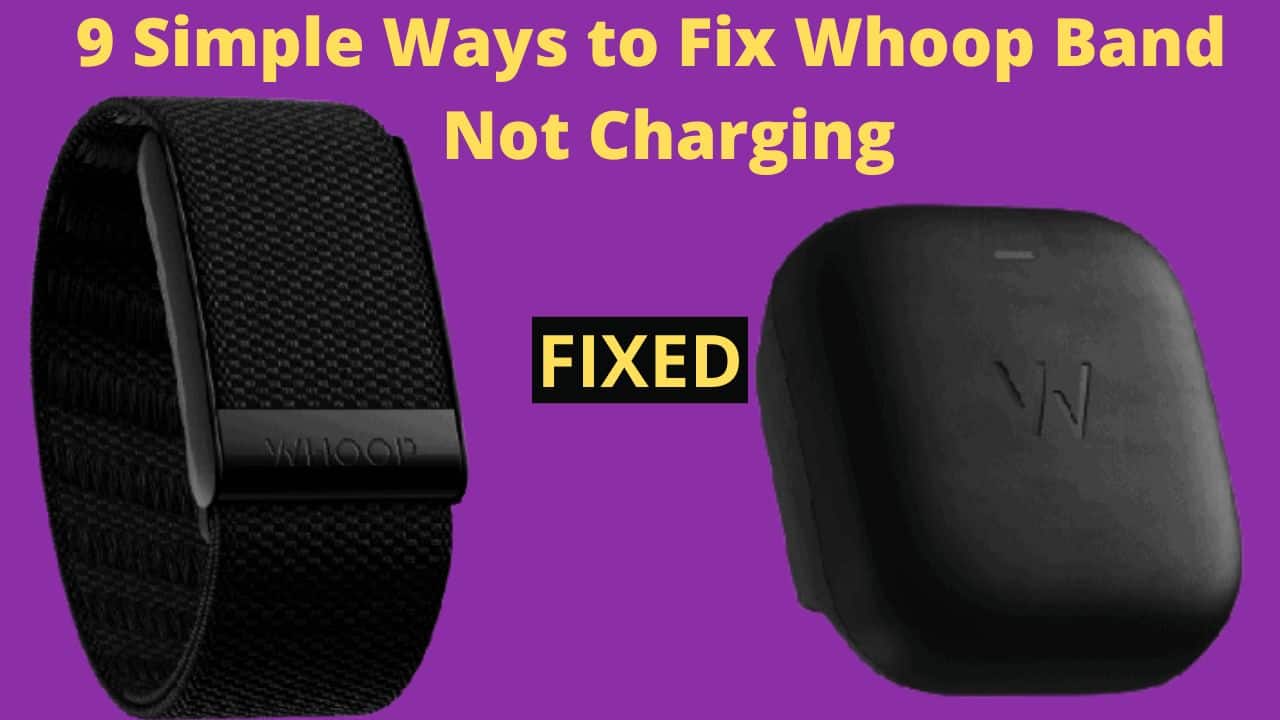 whoop band not charging